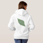 Schritt für Schritt zum Glück Hoodie Pullover (Achterkant volledig)