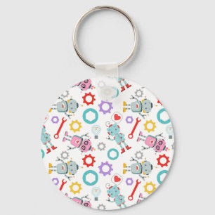 Schrobots, kleurrijk gereedschap voor mechanische  sleutelhanger