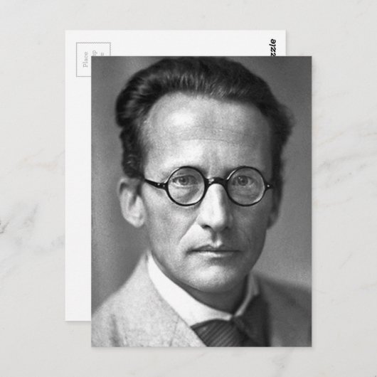 schrodinger briefkaart (Voorkant / Achterkant)