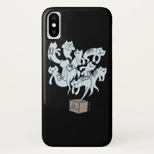 Schrödinger Cat 9 Lives Case-Mate iPhone Case (Achterkant)
