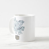 Schrödinger Cat 9 Lives Koffiemok (Voorkant links)