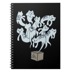 Schrödinger Cat 9 Lives Notitieboek