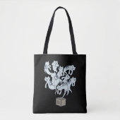 Schrödinger Cat 9 Lives Tote Bag (Voorkant)
