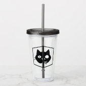 Schrödinger Cat Graphic Acryl Drinkbeker (Voorkant)