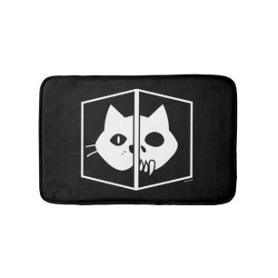 Schrödinger Cat Graphic Badmat