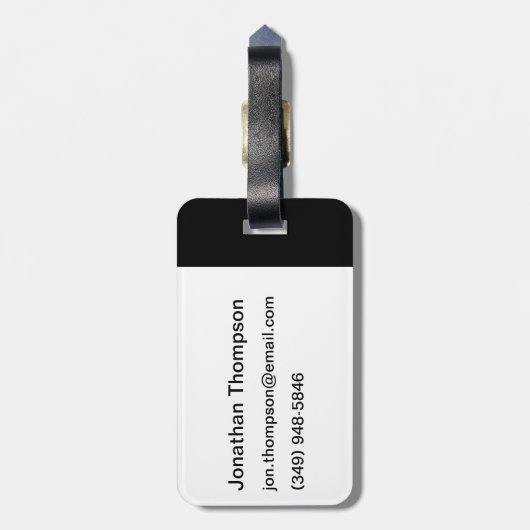 Schrödinger Cat Graphic Bagagelabel (Achterkant verticaal)