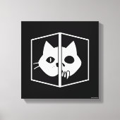 Schrödinger Cat Graphic Canvas Afdruk (Voorkant)