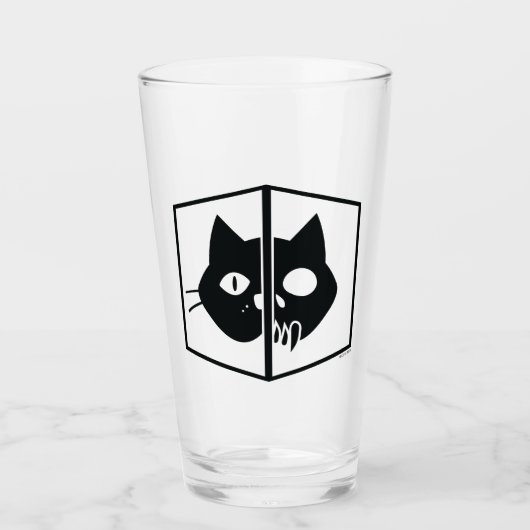 Schrödinger Cat Graphic Glas (Voorkant)