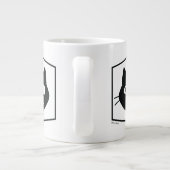 Schrödinger Cat Graphic Grote Koffiekop (Achterkant)