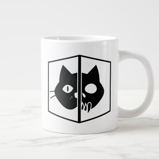 Schrödinger Cat Graphic Grote Koffiekop (Rechts)