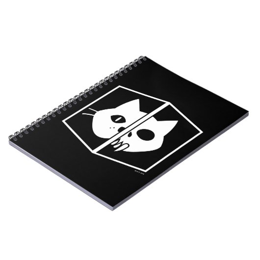 Schrödinger Cat Graphic Notitieboek (Linkerzijde)