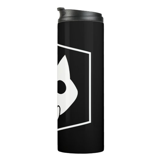 Schrödinger Cat Graphic Thermosbeker (Geroteerd rechts)