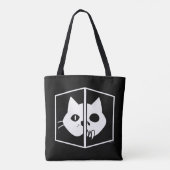 Schrödinger Cat Graphic Tote Bag (Achterkant)