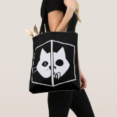 Schrödinger Cat Graphic Tote Bag (Dichtbij)