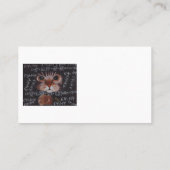 SCHRÖDINGER CAT VISITEKAARTJE (Achterkant)