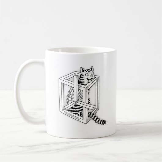 Schrodinger de kat koffiemok (Links)
