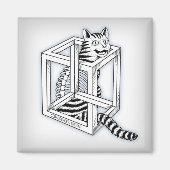 Schrodinger de kat magneet (Voorkant)