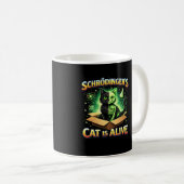 Schrödinger’s Curious Cat Koffiemok (Voorkant rechts)