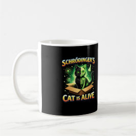 Schrödinger’s Curious Cat Koffiemok