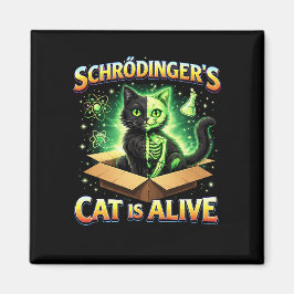 Schrödinger’s Curious Cat Magneet