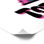 Schrödinger`s Katze 1 Perfect Poster (Hoek)