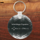 Schrödinger-vergelijking: Wiskunde en kwantumfysic Sleutelhanger (Voorkant)