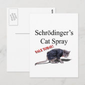 Schrodingercat Briefkaart (Voorkant / Achterkant)