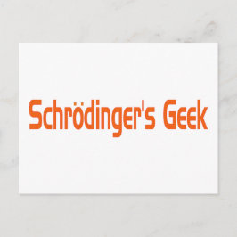 Schrodingergeek Briefkaart