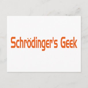 Schrodingergeek Briefkaart