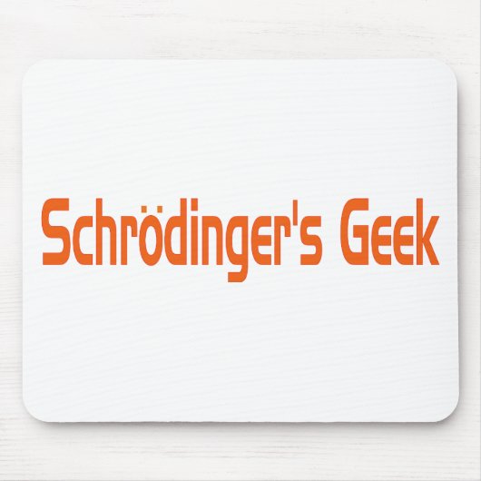 Schrodingergeek Muismat (Voorkant)