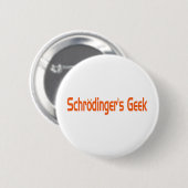 Schrodingergeek Ronde Button 5,7 Cm (Voorkant /achterkant)