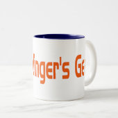 Schrodingergeek Tweekleurige Koffiemok (Voorkant rechts)