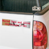 Schrodingerkat Bumpersticker (Op Truck)