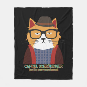 Schrodingerkat Fleece Deken