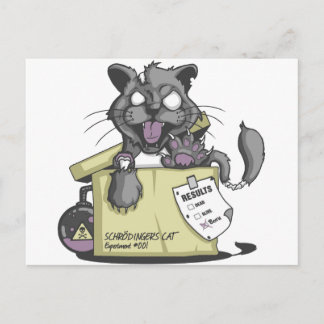 Schrodingerkat - Nieuw Briefkaart