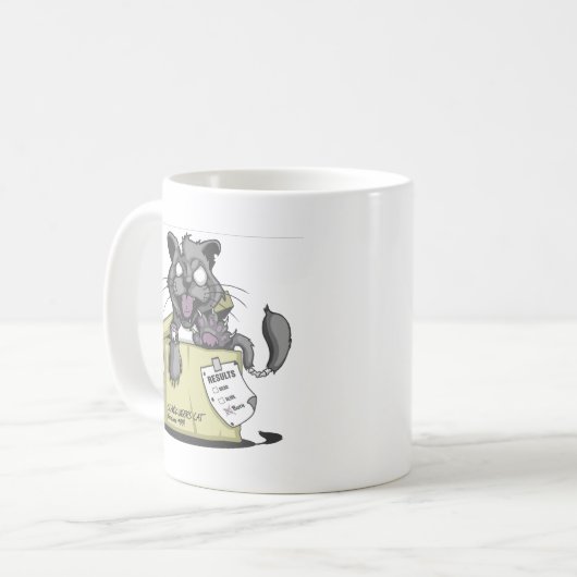 Schrodingerkat - Nieuw Koffiemok (Voorkant links)