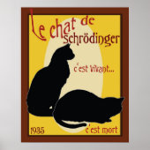 Schrodingerkat Poster (Voorkant)