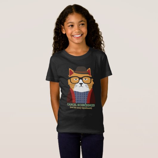 Schrodingerkat T-shirt (Voorkant volledig)