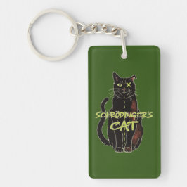 Schrodinger's Cat Acryl Sleutelhanger