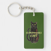 Schrodinger's Cat Acryl Sleutelhanger (Voorkant)