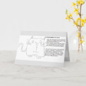 Schrodinger's Cat & Artificial Intelligence Kaart (Gele Bloem)