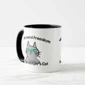 Schrodinger's Cat Funny Geek Humor Mok (Voorkant links)