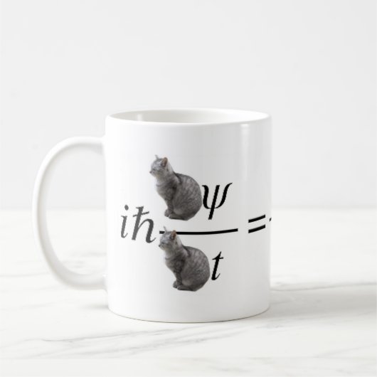Schrodinger's cat koffiemok (Links)