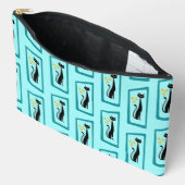 Schrödinger's Cat Mid Century Modern bord blauw Etui (Open)
