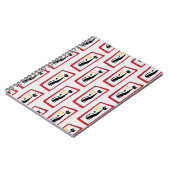 Schrödinger's Cat Mid Century Modern rood Notitieboek (Linkerzijde)