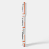 Schrödinger's Cat Mid Century Modern sinaasappel Case-Mate iPhone Case (Achterkant / Rechts)