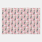 Schrödinger's Cat Mid Century Modern variétépakket Inpakpapier Vel (Voorkant 3)