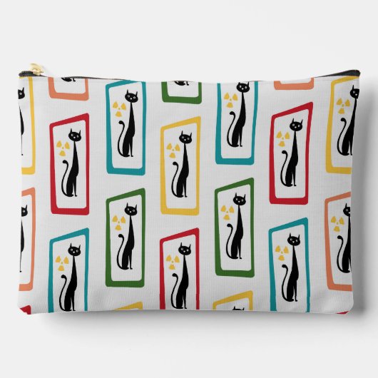 Schrödinger's Cat Mid Century Modern veelkleurig Etui (Voorkant)
