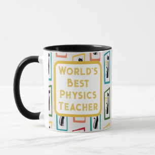 Schrödinger's Cat Mid Century Modern veelkleurig Mok