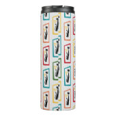 Schrödinger's Cat Mid Century Modern veelkleurig Thermosbeker (Achterkant)